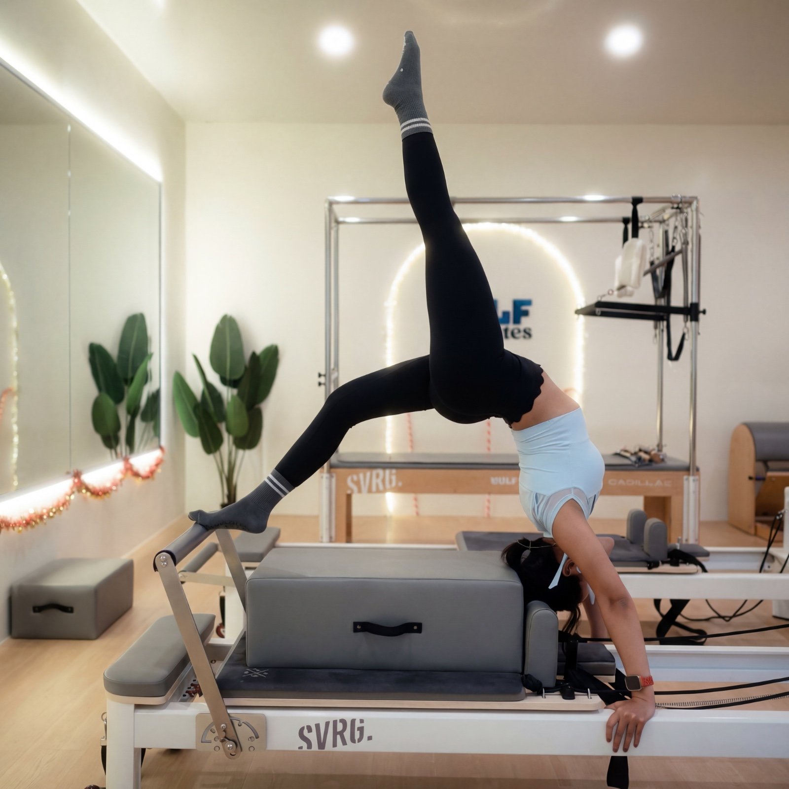 Reformer stretching